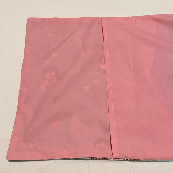 Dora the Explorer Beauty in Bloom Pillowcases Homemade 20.5” x 12.5” Lot of 2 - Picture 6 of 16